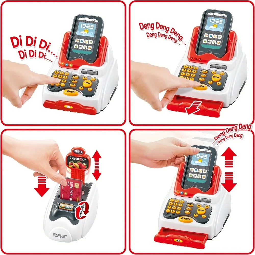 33PCS Toy Cash Register for Ki - Toy Cash Register incelemesi ve fiyatı