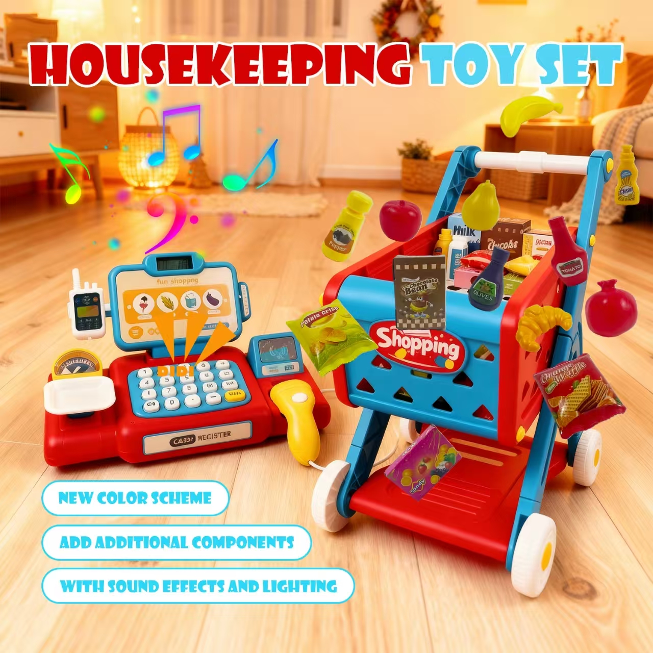 Pretend Play Supermarket Cash  - Toy Cash Register incelemesi ve fiyatı